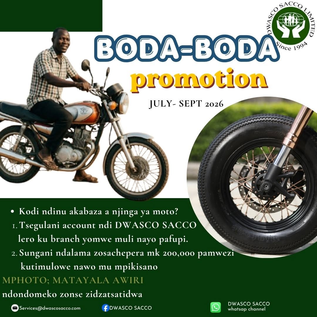 DWASCO SACCO promotional message