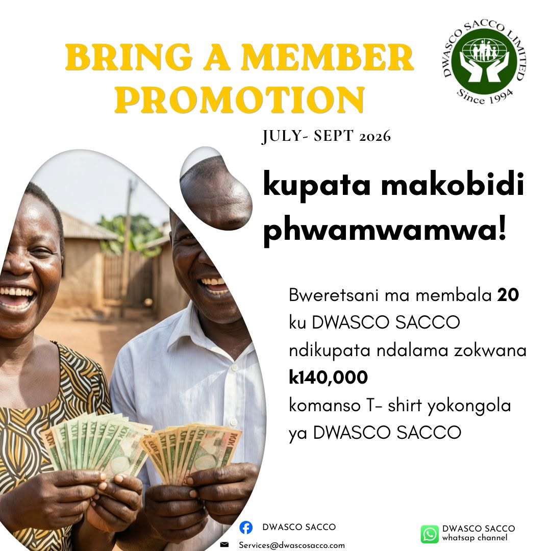 DWASCO SACCO promotional message